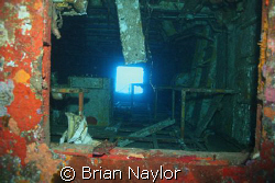 HMAS SWAN inside the control room by Brian Naylor 
